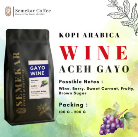 Kopi Arabica Wine Specialty Fresh Roasted Beans